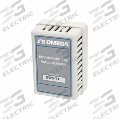 OMEGA Temperature and Humidity Transmitter: 4 to 20mA/1 to 5V DC, Thin-Film Polymer Capacitor, EWS (MPN EWS-TX). Key specifications — Display Type: No Display; Humidity Accuracy: 20 to 80% of ±3% RH; 5 to 20% of ±4% RH; 80 to 95% of ±4% RH; Sensing Element Type: Thin-Film Polymer Capacitor; Temperature Accuracy: 80 to 95% of ±4% RH; Output: 4 to 20mA/1 to 5V DC; Temperature Range: -15 °C to 77 °F.