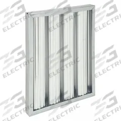 GRAINGER Grease Filter: 25 in x 20 in x 2 in, Galvanized Steel, Baffle (MPN 5C109). Key specifications — Brand: GRAINGER; Media Material: Galvanized Steel; Frame or Header Material: Galvanized Steel; Air Filter Construction: Baffle; Air Filter Item: Grease Filter.