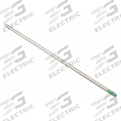 UNIWELD Tungsten Electrode: Pure Tungsten, 1/16 in x 7 in, Green, EWP - Pure Tungsten Electrodes