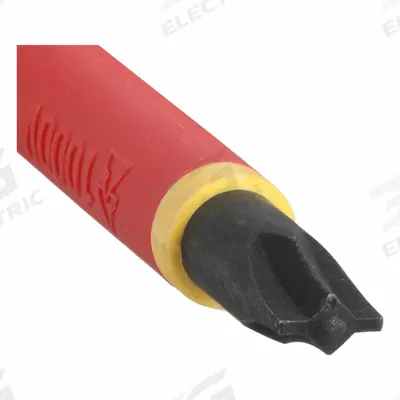 MILWAUKEE Insulated ECX Screwdriver: Friction, #2 Tip Size, 4 in Shank Lg - ECX Screwdrivers