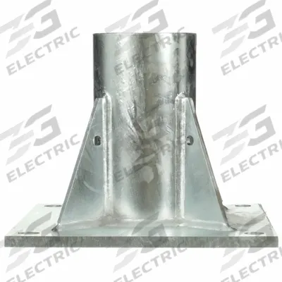 DBI-SALA Davit Base: 12 in x 9 1/2 in, Floor Mnt, 12 in Lg, Gray/Silver, Base - Davit System Bases