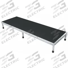 COTTERMAN Work Platform: 8 in Platform Ht - Max, 24 in Platform Wd, 96 in Platform Dp, Aluminum (MPN 1AAWP2496A8 A5-8 B1 P6). Key specifications — Brand: COTTERMAN; Color: Silver; Tread Type: Antifatigue Mat.