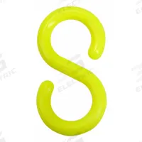 APPROVED VENDOR S-Hook for Plastic Chain Barrier: Yellow, 2 13/16 in Overall Lg, 1 1/2 in Overall Wd (MPN PRC242YL). Key specifications — attr981836: Polyethylene.