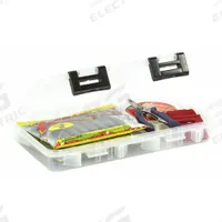 PLANO MOLDING Storage Box: 10 3/4 in x 7 1/4 in x 1 3/4 in, Clear, 1 Compartments, 0 Adj Dividers (MPN 360710). Key specifications — ESD Conductive: Not Electrostatic Discharge Conductive; Color: Clear; Brand: PLANO MOLDING; Material: Plastic.
