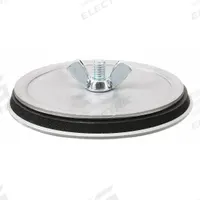 HOFFMAN Hole Seal: Steel, 1 in Conduit Hole Size, For 1.38 in Hole Dia - Max, Steel, 3R, Gray (MPN AS100). Key specifications — Color: Gray; Brand: HOFFMAN; Finish: Powder Coated; For Hole Type: Conduit; Includes: Oil Resistant Gasket; Material: Steel; NEMA Enclosure Rating: 3R.