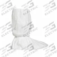 DUPONT Boot Covers: Tyvek® IsoClean®, ISO 4 (Class 10) and above, Sterile, Elastic, S/M, 100 PK (MPN IC447SWHSM0100CS). Key specifications — Packaging: Bulk; Brand: DUPONT; Anti-Static: No; Seam Style: Serged; Material: Tyvek® IsoClean®; Includes Slip Resistant Sole: Yes; Closure Type: Elastic; ISO Cleanroom Class: ISO 4 (Class 10) and above.