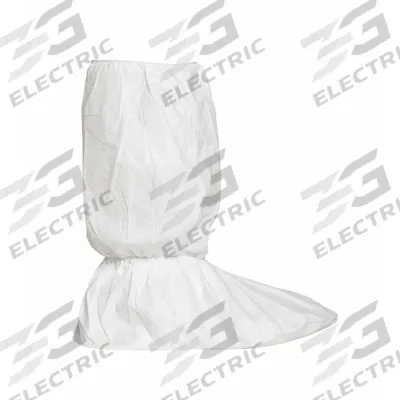 DUPONT Boot Covers: Tyvek IsoClean, ISO 4 (Class 10) and above, Sterile, Elastic - ISO 4 Clean-Processed & Sterile Boot & Shoe Covers