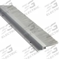 NATIONAL GUARD Door Sweep: Brush Insert, Aluminum, 48 in Lg, 3 1/8 in Wd, Aluminum (MPN G610A-48). Key specifications — Brand: NATIONAL GUARD.
