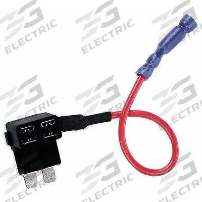 BUSSMANN In-Line Fuse Holder: Non-Rejection Block Style, 1 Pole - Fuse Holders for Automotive Fuses