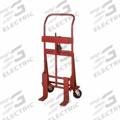 WESCO Machinery and Equipment Mover: 2,000 lb, 15 1/4 in L x 23 in W x 47 1/4 in H Overall, Solid (MPN 260086). Key specifications — Handle Type: Flow-Back; Includes Straps: Without Straps; Brand: WESCO.