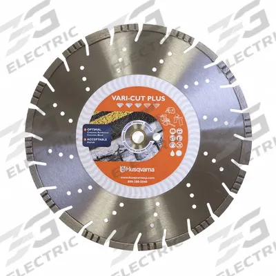 HUSQVARNA Diamond Saw Blade: Asphalt/Brick/Concrete/Mortar/Stone/Tile, 16 in Blade Dia. - Masonry-Cutting Blades