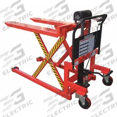DAYTON High-Lift Pallet Jack: 1,100 lb, Steel, Std Fork, 44 in L x 27 in W Forks, Foot Pump (MPN 11K273). Key specifications — Lift Control: Foot Pump; Handle Type: Raised; Brand: DAYTON.