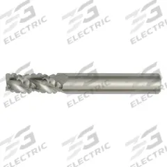 WIDIA HANITA Roughing End Mill: Carbide, 3 Flute, 3/8" Mill Dia, 7/8" LOC, 0.024" Chf, 2-1/2" OAL (MPN 4A0R10004)