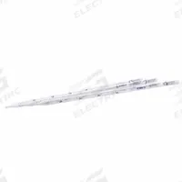 KIMBLE Serological Pipette: 1 mL Capacity, 0.01 mL Graduation Increments, Sterile, 229 mm Overall Lg (MPN 72102-11100). Key specifications — Sterility: Sterile; Brand: KIMBLE; Individually Wrapped: Individually Wrapped; Pipette Type: Non-Pryogenic; Material: Borosilicate Glass; Product Type: Serological Pipette.