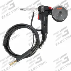 HOBART Spool Gun: SpoolRunner 100, 150 A Max Amperage, 0.035 in, 10 ft Cable Lg (MPN 300796). Key specifications — For Gas Type: Ar (Argon); MIG Gun Model: 300796; For Rear Connection Type: Hobart-Compatible.