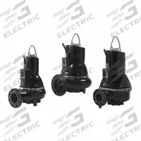 GRUNDFOS Sewage Ejector Pump: Cast Iron, Three Phase, 3 hp, 208 to 230V AC, 2 in Max. Dia. Solids (MPN 99034409). Key specifications — Impeller Material: Cast Iron; Rated Voltage: 208 to 230V AC; Hazardous Location Class: Not Rated; Brand: GRUNDFOS; Discharge Orientation: Horizontal; Switch: Not Included.