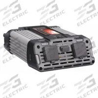 WESTWARD Inverter: Modified Sine Wave, Battery Clamps, 750 W Continuous Output Power, 2 Outlets (MPN 26X001). Key specifications — Brand: WESTWARD; DC Connection: Battery Clamps; Input Voltage: 12V DC; Inverter Output Form: Modified Sine Wave; Output Frequency: 59 to 61 Hz; Output Voltage: 115V AC.