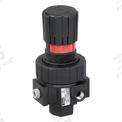 Parker Compressed Air Regulator: Zinc, 1/4 in NPT, 53 cfm, 2 psi to 125 psi - Parker FRL Air Regulators