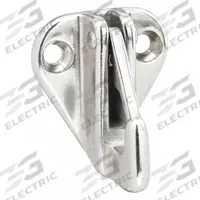 SUGATSUNE Hook: Screw, 33 lb Wt Capacity, 1 Points per Hook, Silver, 7/8 in Projection (MPN WH-1). Key specifications — Color: Silver; Finish: Unfinished; Material: Stainless Steel; Product Type: Hook.