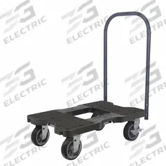 SNAP-LOC Platform Truck: 1,500 lb, 33 1/2 in L x 20 1/2 in W x 40 1/2 in H Overall Dim., Black (MPN SL1500P6B). Key specifications — Color: Black; Caster/Wheel Configuration: (2) Swivel with Brake; Brand: SNAP-LOC.