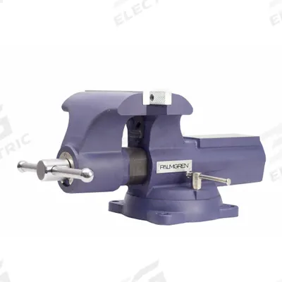 PALMGREN Combination Bench and Pipe Vise: Heavy Duty, Enclosed, 6 1/2 in Jaw Face Wd - Combination Bench & Pipe Vises