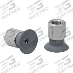 SCHMALZ Vacuum Pad Assembly: 1/8 in NPT, 16.8 mm Pad Dia, NBR, 55 A, Gray, 22.9 mm Pad Ht (MPN 10.01.01.15007). Key specifications — attr1019168: 55 A; attr1019165: 10.01.01.15007; attr1019167: SCHMALZ; attr1019180: Gray.