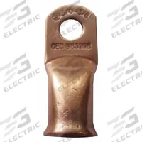 WESTWARD Lug: Crimpable Side Terminal, Crimp/Solder, Copper, 4/0 ga, 1/2 in Stud Size, Straight (MPN 23YZ09). Key specifications — Shape: Straight; Raised Pads: No; Lug Type: Crimpable Side Terminal; Contact Material: Copper; Gauge: 4/0 ga; Stud Size: 1/2 in; Brand: WESTWARD.