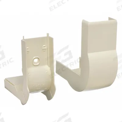 LEGRAND 90 Degrees External Elbow: PN10, 1 3/4 in Wd, 3/4 in Ht, Plastic - 90 Degree Elbows for Nonmetallic Single-Channel Raceways