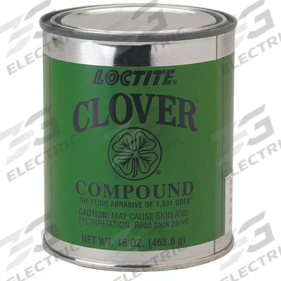 CLOVER Silicon Carbide Grease Mix: Oil-Soluble, 180 Grit, Grade D - Oil-Soluble Clover Lapping Compounds