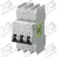 SIEMENS IEC Miniature Circuit Breaker: 20 A Amps, 125V DC, 14kA at 240V AC, Screw Clamp (MPN 5SJ43207HG41). Key specifications — DC Voltage Rating: 125V DC; Max. AIR Rating: 14kA at 240V AC; Terminal Connection: Screw Clamp; Brand: SIEMENS.