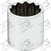WESTWARD Socket: Metric, 3/8 in Drive Size, 23 mm Socket Size, 12-Point, Std, Chrome, Socket (MPN 53YT31). Key specifications — attr1204417: WESTWARD; attr1204392: Chrome.