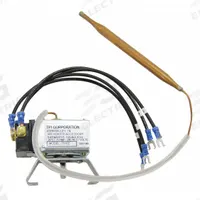MARKEL PRODUCTS Electric Wall & Ceiling Heater Thermostat: Unit Mount, 40° to 120°F, 120 to 277V AC (MPN T5102). Key specifications — Thermostat Control Range: 40° to 120°F; Contact Rating: 24 to 277V AC; Mounting Type: Unit Mount; Product Type: Electric Wall & Ceiling Heater Thermostat; Voltage: 120 to 277V AC; Includes: Wire Leads; Brand: MARKEL PRODUCTS; Thermostat Control Type: Mechanical Selector Dial.