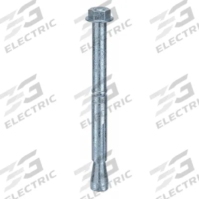 MKT FASTENING Wedge Anchor Stud: 182 mm Overall Lg, 18 mm Dia, M12 Thread Size, Steel - Steel Wedge Anchors