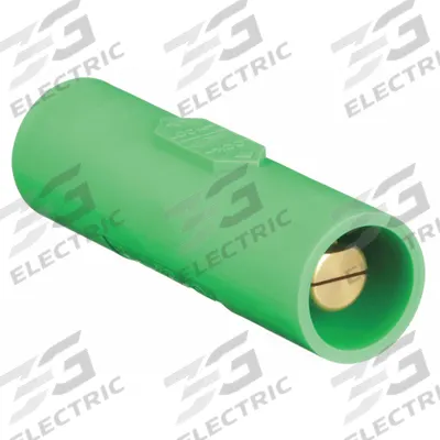 HUBBELL Gender Reversing Connector: Male-Male, Green, 600V AC/600V DC, 400 A - Female-to-Male Reversing Adapters