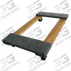 APPROVED VENDOR General Purpose Dolly: 1,000 lb, Brown, 30 in L x 18 in W x 5 in H Deck, (4) Swivel (MPN 48J068). Key specifications — Brand: APPROVED VENDOR; Color: Brown; Caster/Wheel Configuration: (4) Swivel; Lip Type: Flush; With Tow Eye: No.