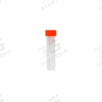 APPROVED VENDOR 10 mL Transport Vials with Caps: Transport, Polypropylene, 10 mL, Orange, Natural (MPN 2403010E60E1). Key specifications — Neck Size: 17 mm; Self-Standing: Self-Standing; Closure Color: Orange; Brand: APPROVED VENDOR; Vial Type: Transport; Body Color: Natural; Includes Closure: Yes; Bottom Shape: Round.