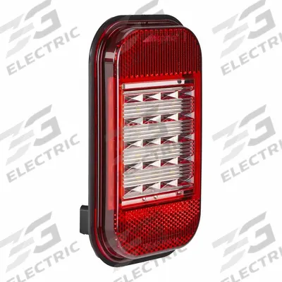 MAXXIMA Back-Up Light: LED, Backup/Reverse Light, Red, Rectangular, 3 3/8 in Overall Ht - Backup/Reverse Lights