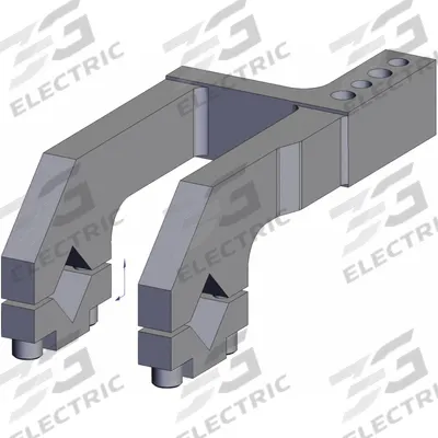 SMC Cylinder Arm: Mfr Part # CKZT40-A015RS, Fits 40 mm Bore Dia, CKZT - Accessories for Compact Power Clamp Cylinders