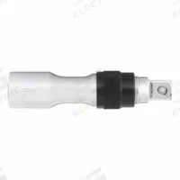 PROTO Socket Extension: 3/8 in Input Drive Size, 3/8 in Output Drive Size, 3 in Overall Lg, Chrome (MPN J5260-03L). Key specifications — attr1204978: Not Insulated; attr1204980: Locking Included; attr1204984: PROTO; attr1204970: Chrome.