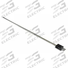 DAYTON Thermocouple Probe: -346°F to 2,193°F /-210°C to 1,200°C, Type J, Rounded Tip, 24 in Probe Lg (MPN 36GL05). Key specifications — attr1275752: 20 AWG; attr1275757: 24 in; attr1275763: ±1.1 % Below 293 °C, ±0.4 % Otherwise; attr1275765: 36GL05; attr1275769: DAYTON; attr1434700: Weld.