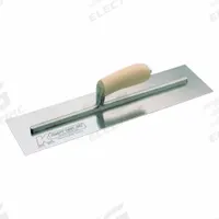 KRAFT TOOL Cement Trowel: Blade Material Carbon Steel, Blade Shape Square, 5 in Blade Wd (MPN CF232C). Key specifications — attr1008665: Camel Back; attr1005004: KRAFT TOOL; attr1008664: Wood.