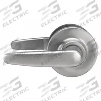 MARKS USA Door Lockset: Passage Lever Locksets, Chrome, ADA Compliant (MPN 495N/26D). Key specifications — Ligature Resistance: Not Ligature-Resistant; Brand: MARKS USA; Lockset Function ANSI Code: F75; Visual Indicator Message: No Message; Lockset Style: 495 Straight; ADA Compliant: Yes; Finish: Satin Chromium-Plated : Zinc.