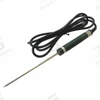 REED INSTRUMENTS Temperature Probe: -148°F to 572°F /-100°C to 300°C, 4.91 in Probe Lg (MPN TP-R01). Key specifications — Connector Type: 5-Pin Connector; Brand: REED INSTRUMENTS; Accuracy: ±0.1% Reading +0.8°F/+0.4°C.