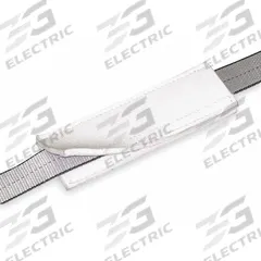 LIFT-ALL Wear Pad: Wear Pad, Round Slings/Web Slings, 2 in Compatible Sling Wd, 5/16 in Thick, White (MPN 4FQSPX1). Key specifications — attr994223: 4FQSPX1; attr994224: White; attr994239: LIFT-ALL; attr994232: Synthetic Felt (Pukka); attr994227: Round Slings.
