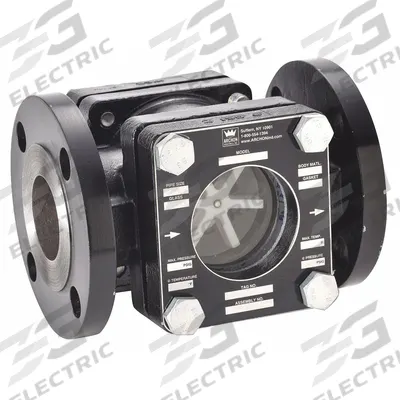 ARCHON INDUSTRIES, INC. Single Wall Sight Flow Indicator: Rotor, Steel - Flow Sights with Indicator