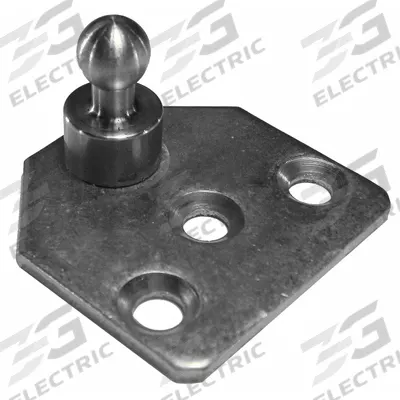 BANSBACH EASYLIFT Gas Spring Bracket: Zinc-Plated Steel, 43.94 mm Overall Ht - Gas Spring Brackets