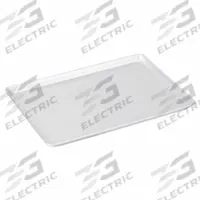CHICAGO METALLIC Sheet Pan: Sheet Pan Pan, Three Quarters Sheet Pan Size, Aluminum, Glazed, Solid (MPN 41505). Key specifications — Bead Closure: Closed Bead; Coating: Glazed; Pan Style: Sheet Pan; Perforation: Solid; Brand: CHICAGO METALLIC; Color: Silver; Material: Aluminum; NSF Certified: No.