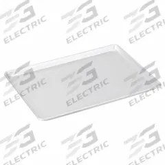 CHICAGO METALLIC Sheet Pan: Sheet Pan Pan, Three Quarters Sheet Pan Size, Aluminum, Glazed, Solid (MPN 41505). Key specifications — Bead Closure: Closed Bead; Coating: Glazed; Pan Style: Sheet Pan; Perforation: Solid; Brand: CHICAGO METALLIC; Color: Silver; Material: Aluminum; NSF Certified: No.