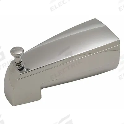 Delta Tub Spout Pull-Up Diverter: 1/2 in Connection Size, IPS Connection - Bathtub Spouts with Pull-Up Diverters