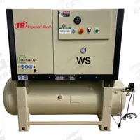 INGERSOLL RAND Scroll Compressor: 7 1/2 hp, Horizontal Air Tank, 120 gal, 22.3 cfm, 145 psig (MPN WS5.5S-A145-E120H-230-3-60). Key specifications — attr995086: INGERSOLL RAND; attr995100: 230V AC.